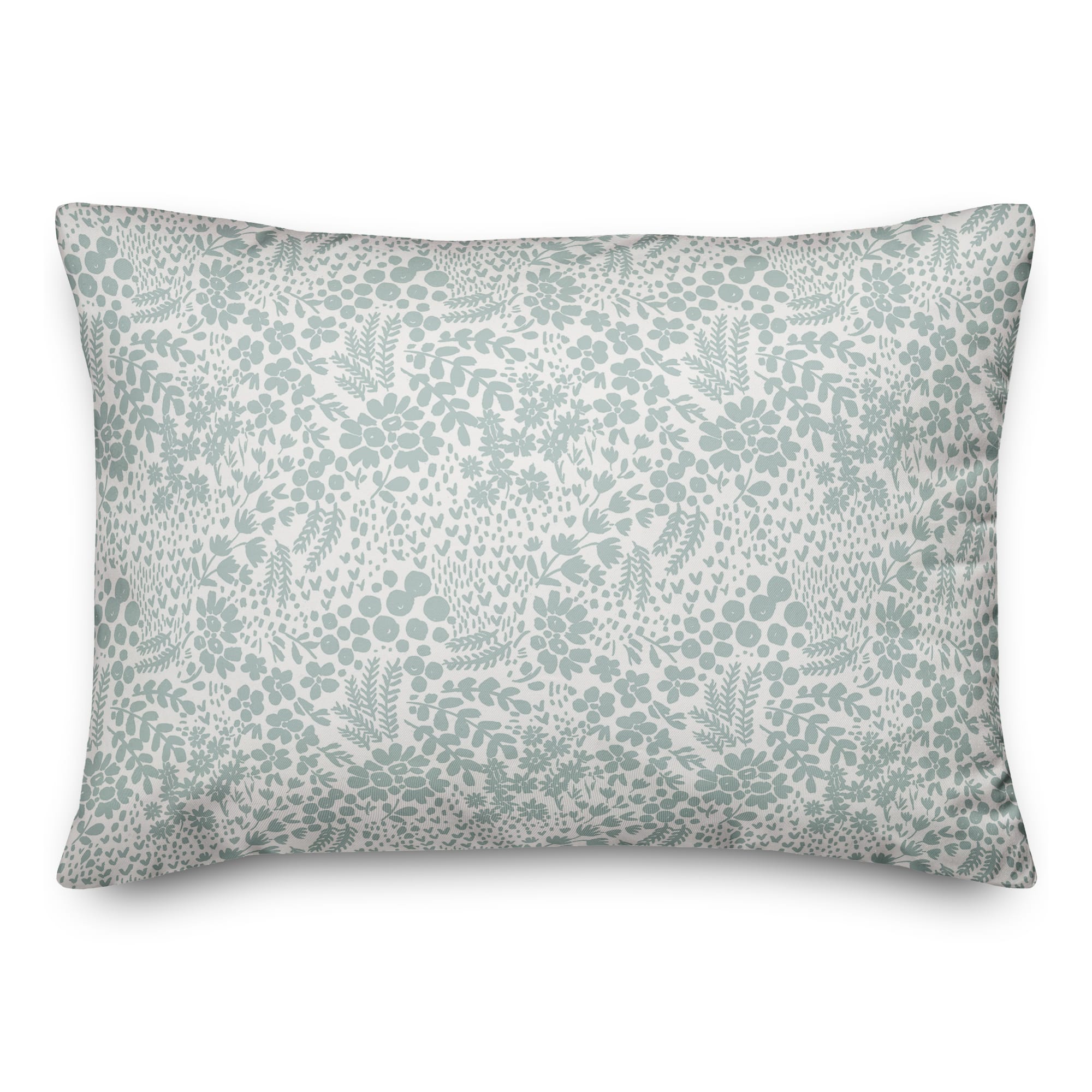 Dainty Floral Throw Pillow